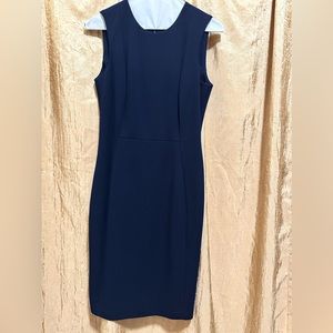 Calvin Klein sz 4 Midnight/Navy Sheath